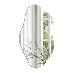Incado Stream Spejl H 110 x B 60 cm - Spejlglas - Sølvfarvet