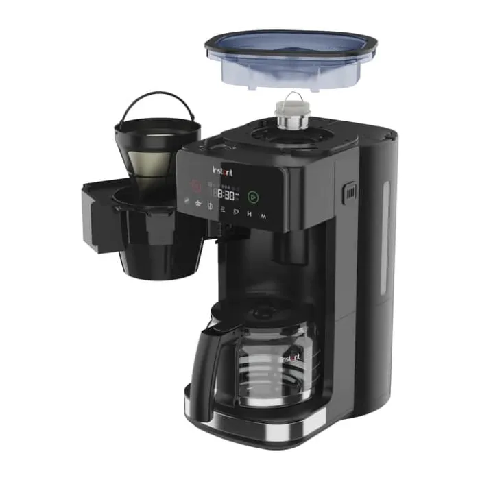 Instant Bean to Cup Kaffemaskine 10 kopper - 24 timers programmerbarhed - 5 kværnindstillinger