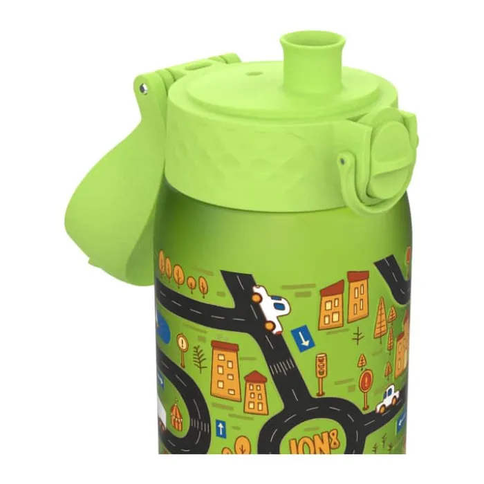 Ion8 Drikkeflaske - Cars 0,35 liter - PP-plastik/Silikone - Grøn