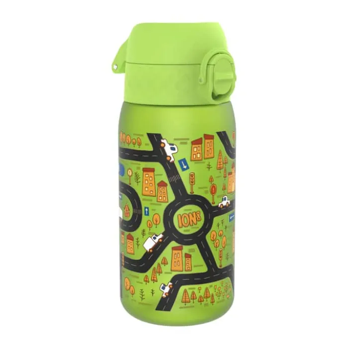 Ion8 Drikkeflaske - Cars 0,35 liter - PP-plastik/Silikone - Grøn