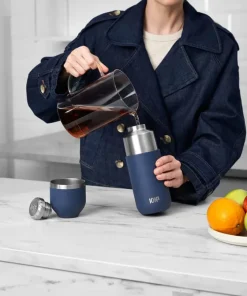 Ion8 Luma Termoflaske 700 ml - Genanvendt rustfrit stål - Navy