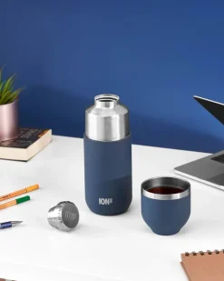 Ion8 Luma Termoflaske 700 ml - Genanvendt rustfrit stål - Navy