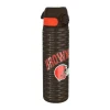 Ion8 NFL Drikkeflaske - Cleveland Browns 0,6 liter - Rustfrit stål/pp-plast - Sort