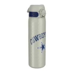 Ion8 NFL Drikkeflaske - Dallas Cowboys 0,6 liter - Rustfrit stål/pp-plast - Grå