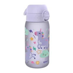 Ion8 Recyclon Drikkeflaske - Unicorn 0,35 liter - PP-plast/silikone - Syren