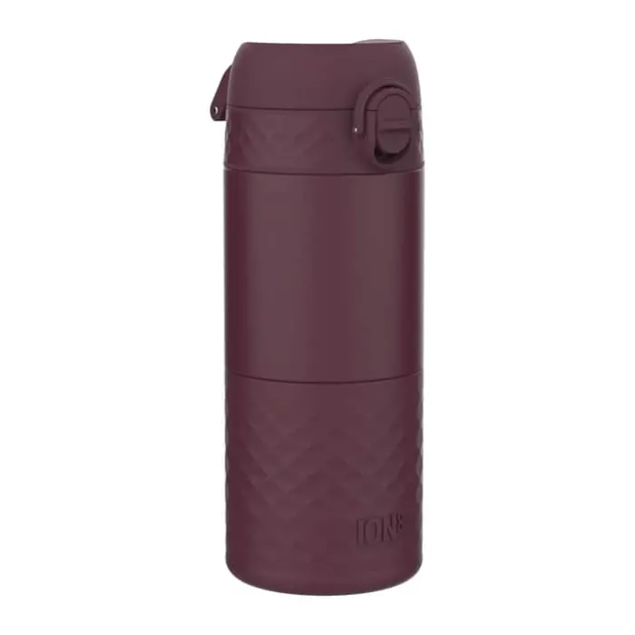 Ion8 To Go Termokop 0,36 liter - Rustfrit stål/PP-plastik/Silikone - Blackberry