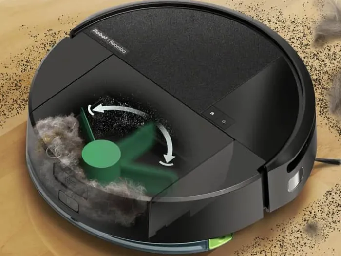 iRobot Roomba Combo 205 AutoCompact Robotstøvsuger 2-i-1 funktion - AutoCompact - Sort