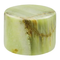 Jade LED-lys - Jade Ø 8 x H 6 cm - Jade sten - Grøn
