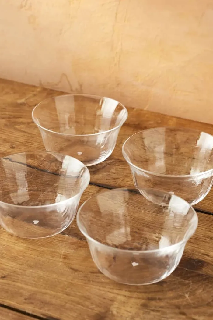 Jamie Oliver Big Love Dessertskål - 4 stk. Ø 14 cm - Glas - Klar