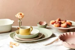 Jamie Oliver Big Love Serveringsfad B 33 x L 41 cm - Stentøj - Grøn