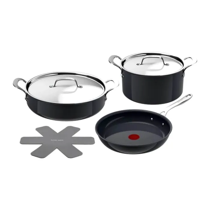 Jamie Oliver by Tefal Enjoy Grydesæt - 6 dele Metal - Keramisk non-stick belægning