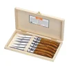 Jean Dubost Kniv - 6 stk. L 26 cm - Rustfrit stål/oliventræ