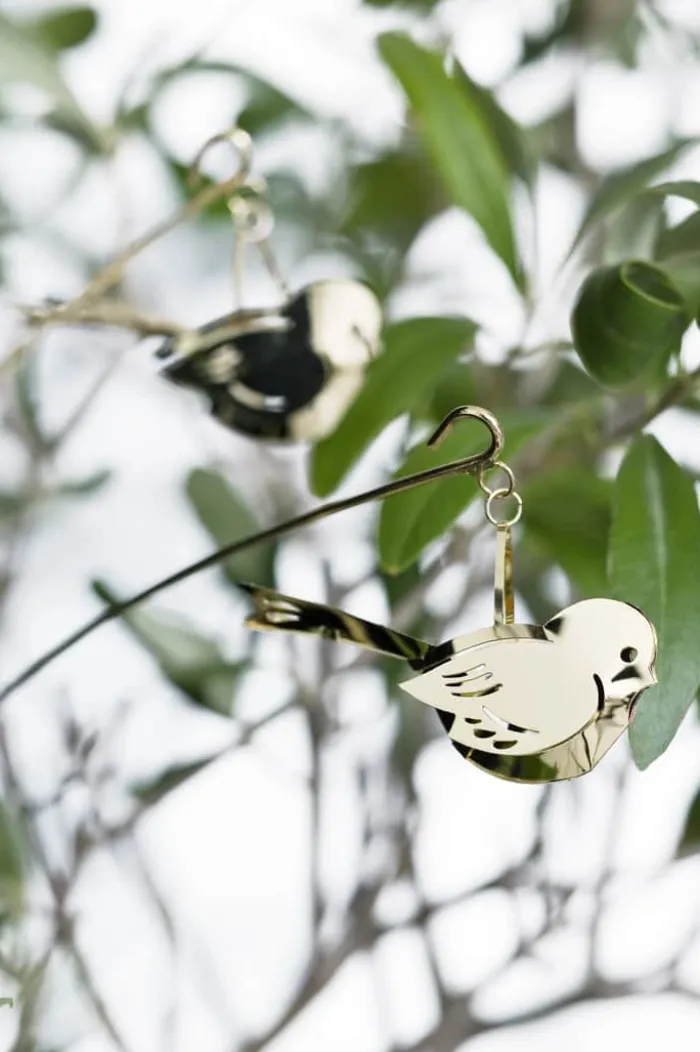 Jette Frölich Design Blomsterstrå - 2 stk. H 30 cm - Metal - Guldfarvet