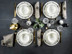 Jette Frölich Design Design Funklende Stjerne Dyb Tallerken Ø 15 cm - Porcelæn - Hvid
