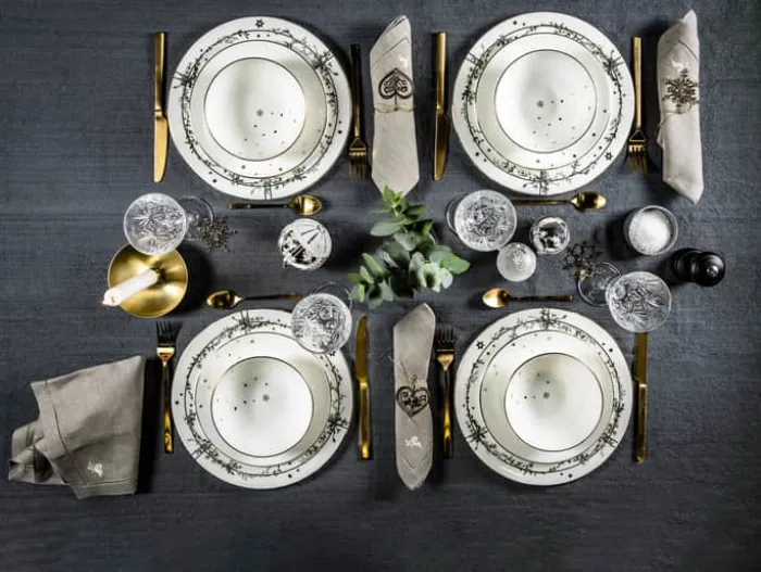 Jette Frölich Design Design Funklende Stjerne Dyb Tallerken Ø 15 cm - Porcelæn - Hvid
