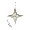 Jette Frölich Design LED Stjerne H 26 x B 23 cm - Metal/plastik - Sølvfarvet