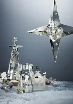 Jette Frölich Design LED Stjerne H 26 x B 23 cm - Metal/plastik - Sølvfarvet