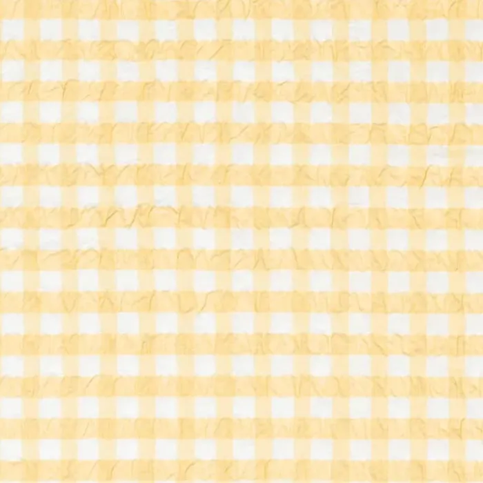 Juna Bæk&Bølge Sengetøj B 140 x L 220 cm - Økologisk bomuld - Gul/hvid