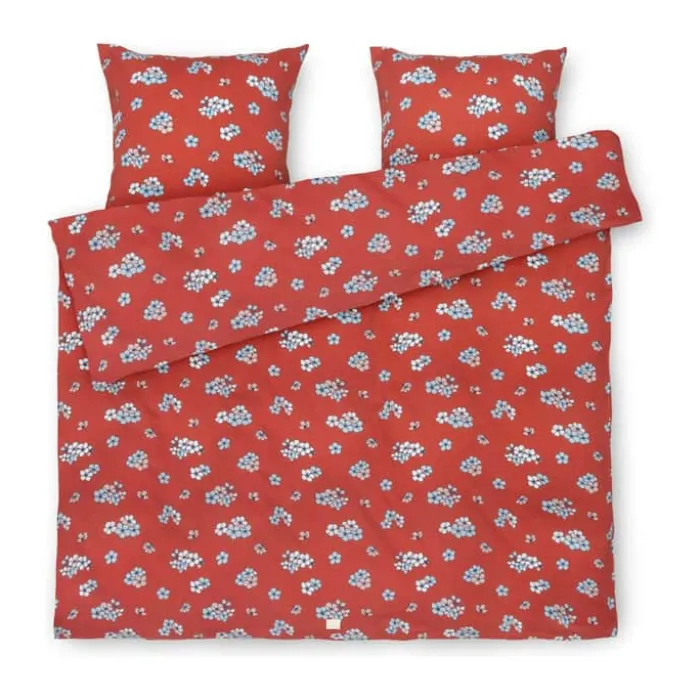Juna Grand Pleasantly Sengetøj B 200 x L 220 cm - Økologisk bomuld - Chili
