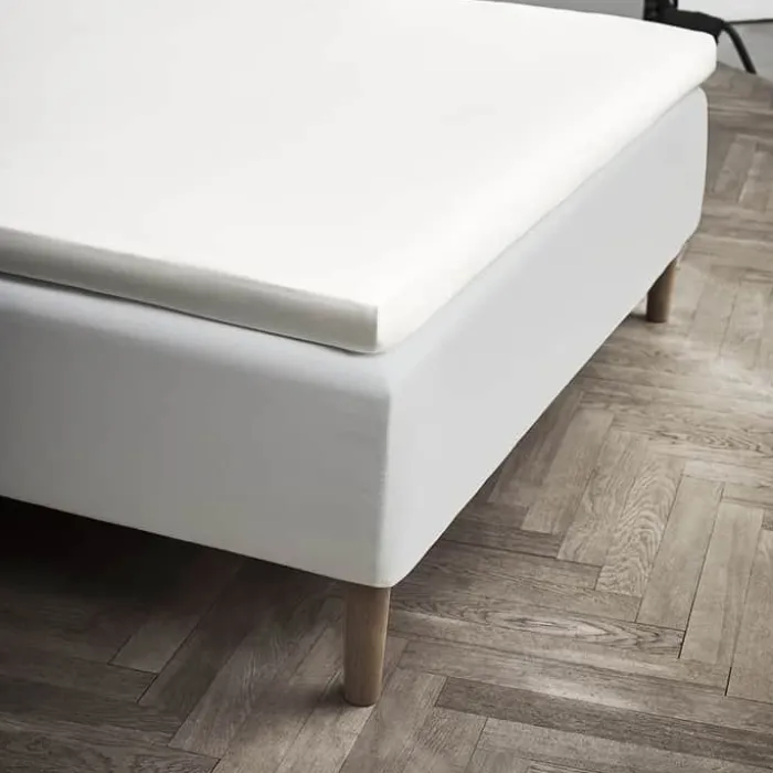 Juna Percale Kuvertlagen B 90 x L 210 cm - Bomuld - Hvid