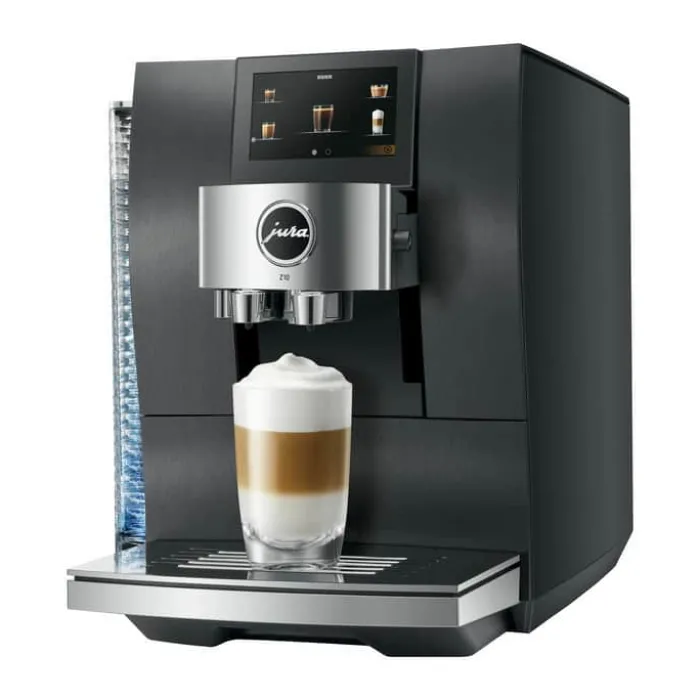 JURA Z10 (EA) Kaffemaskine 2 kopper ad gangen - Både kolde og varme kaffedrikke - Aluminium Dark Inox