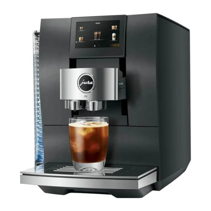 JURA Z10 (EA) Kaffemaskine 2 kopper ad gangen - Både kolde og varme kaffedrikke - Aluminium Dark Inox