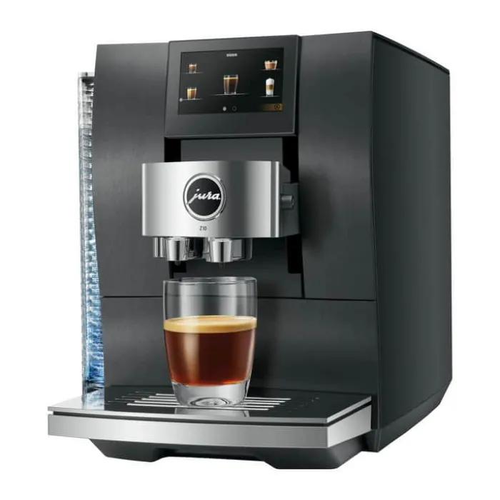 JURA Z10 (EA) Kaffemaskine 2 kopper ad gangen - Både kolde og varme kaffedrikke - Aluminium Dark Inox