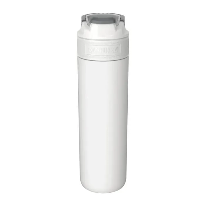 Kambukka Elton Vandflaske 600 ml - Rustfrit stål - Chalk White