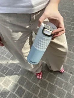 Kambukka Etna Grip Termoflaske 500 ml - Rustfrit stål - Breezy Blue