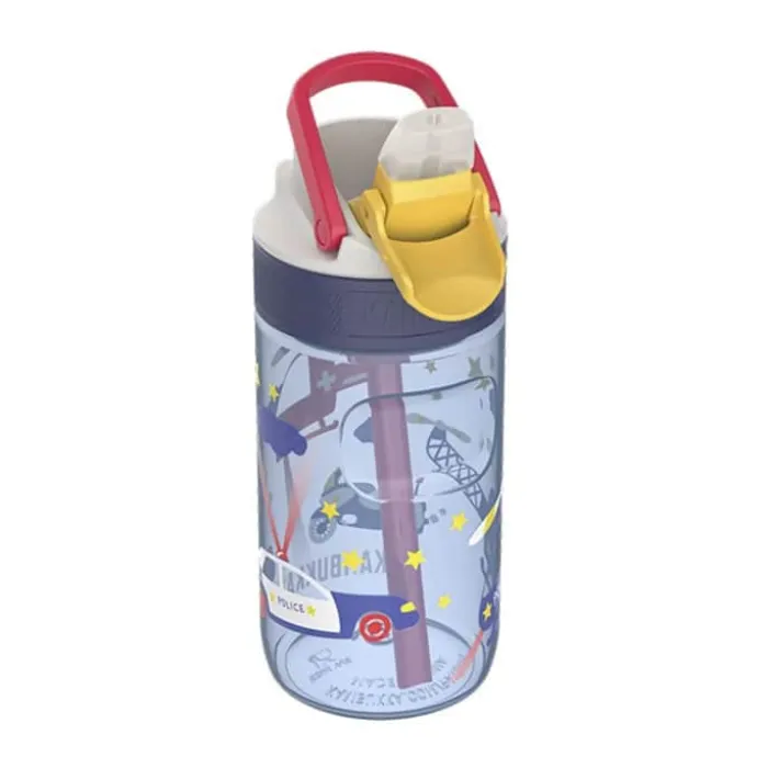 Kambukka Lagoon Vandflaske til børn 400 ml - BPA-fri plastik - Police Patrol