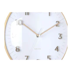 Karlsson Esencia Dome Vægur Ø 30 cm - PVC - Hvid