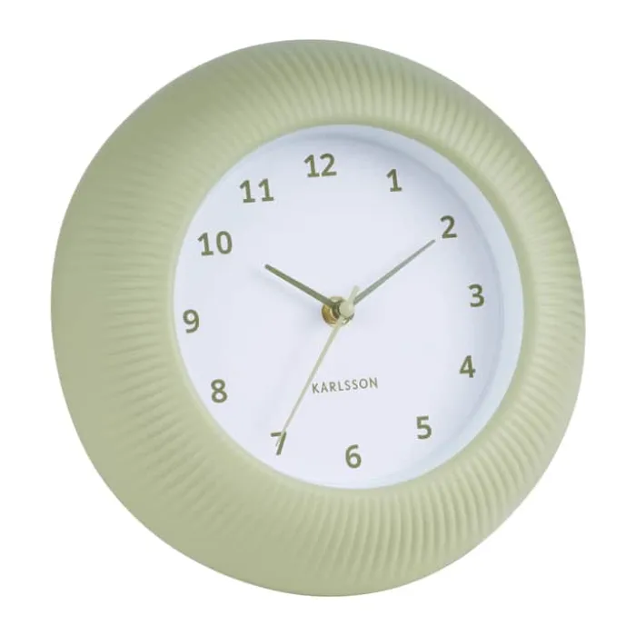 Karlsson Tender Vægur Ø 25 cm - Polystyren - Grøn