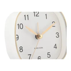 Karlsson Travel Vækkeur H 8,5 x B 8,5 cm - Polystyren - White