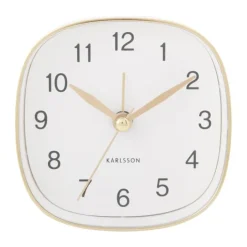 Karlsson Travel Vækkeur H 8,5 x B 8,5 cm - Polystyren - White