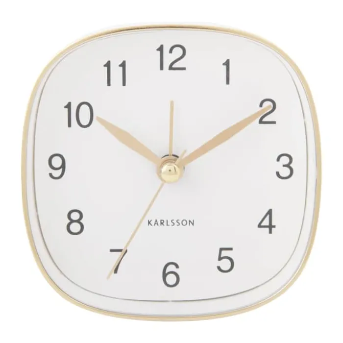 Karlsson Travel Vækkeur H 8,5 x B 8,5 cm - Polystyren - White