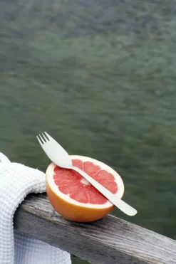 Kay Bojesen ApS Grand Prix Barneske/gaffel L 17 cm - Rustfrit stål - Poleret