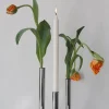 Kay Bojesen ApS VISTA Vase og lysestage H 24 cm - Blank stål