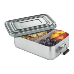 Küchenprofi Lunchbox B 12 x H 5,5 x L 18 cm - Aluminium - Grå
