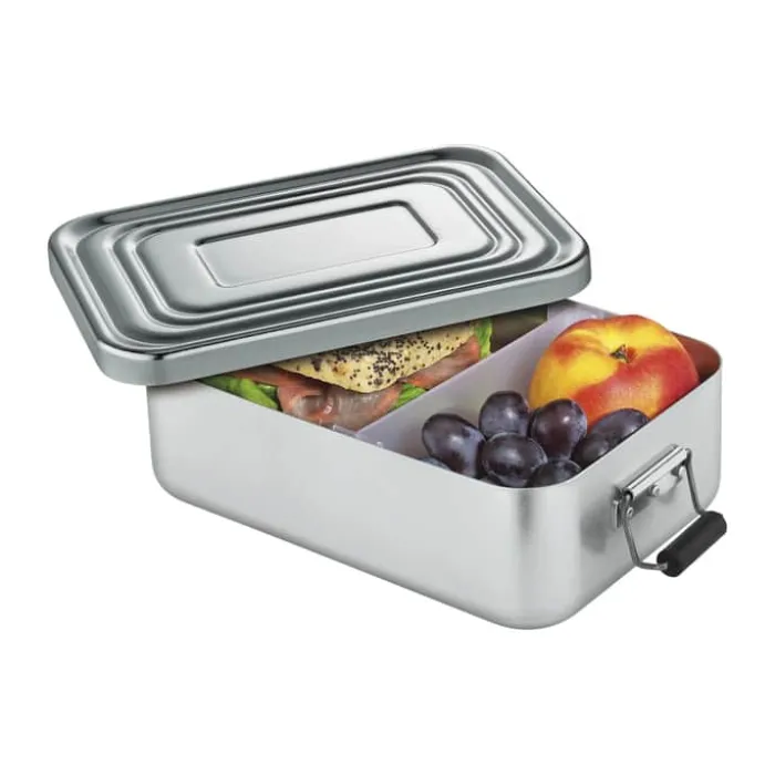 Küchenprofi Lunchbox B 12 x H 5,5 x L 18 cm - Aluminium - Grå