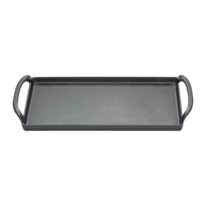 Küchenprofi Provence Plancha Grill-Plade B 23 x L 38 cm - Støbejern - Sort