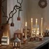 Kähler Gingerbread Lyshus - mellem H 15 cm - Lertøj - Brun