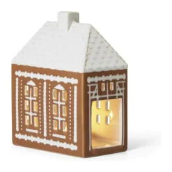 Kähler Gingerbread Lyshus - mellem H 15 cm - Lertøj - Brun