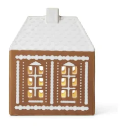 Kähler Gingerbread Lyshus - mellem H 15 cm - Lertøj - Brun