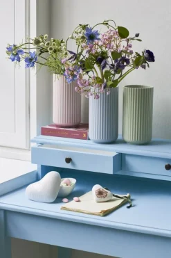 Kähler Hammershøi Bonbonniere - Hjerte B 13,5 cm - Porcelæn - Hvid