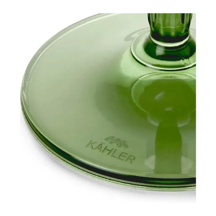 Kähler Hammershøi Champagneglas- 2 stk. 24 cl - Glas - Grøn