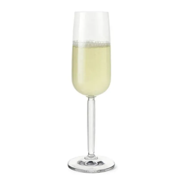 Kähler Hammershøi Champagneglas- 2 stk. 24 cl - Glas - Klar