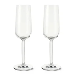 Kähler Hammershøi Champagneglas- 2 stk. 24 cl - Glas - Klar