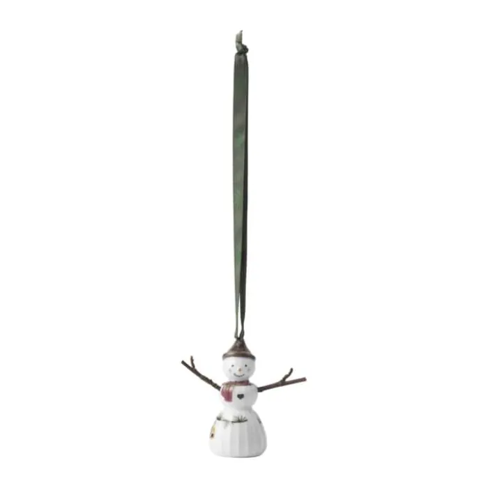 Kähler Hammershøi hængende Snepige H 6,5 cm - Porcelæn - Hvid
