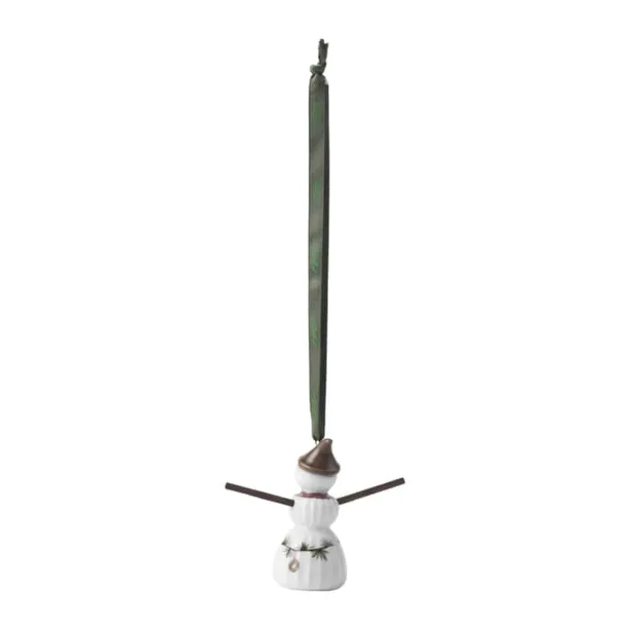 Kähler Hammershøi hængende Snepige H 6,5 cm - Porcelæn - Hvid