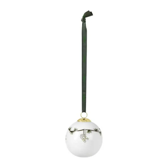 Kähler Hammershøi Jul Julekugle Ø 6 cm - Porcelæn - Hvid